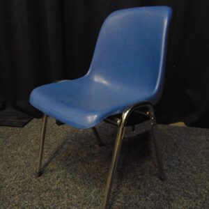 Kuipstoel koppelbaar blauw