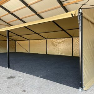 Aluminium Frametent vanaf 10 x 5 meter Zandkleur