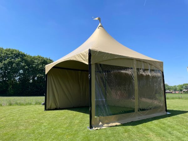 Pagodetent Zandkleur 5 x 5 meter